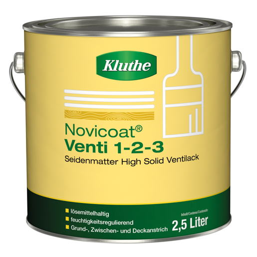 Kluthemix Novicoat Ventilack 1-2-3 2,5lt Base A Weiß, aromatenfrei